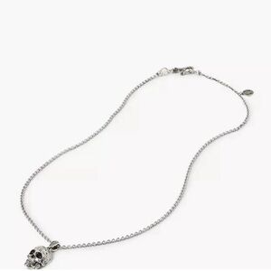 John Varvatos silver Skull necklace perfect condition